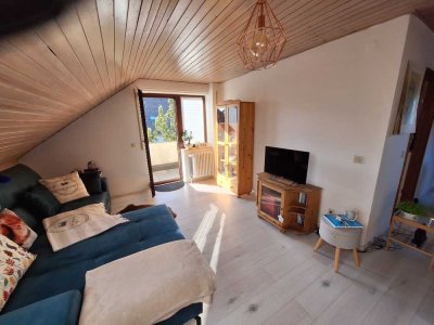 Bezaubernde 2-Zimmer Dachgeschosswohnung mit Balkon in Mannheim-Feudenheim