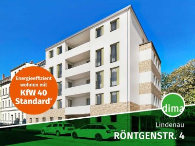 KfW-40-Neubau: Schöne Familien-WE mit Balkon zum Hof, 2 Bädern, AR, Lift, Stellplatz u.v.m.