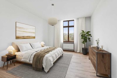 Charmanter Altbau-Erstbezug: 2 Zimmer mit EBK & Mainblick