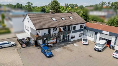 Vielseitige Kapitalanlage: Wohn- und Geschäftshaus mit Gastronomie und Lagerhalle