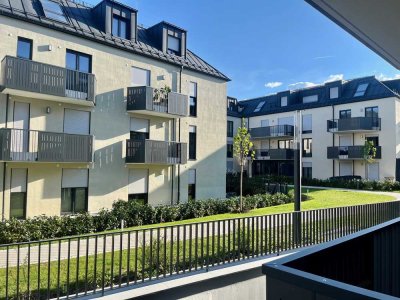 Neubau-Erstbezug mit Balkon und EBK: stilvolle 1-Zimmer-Wohnung in Traunstein