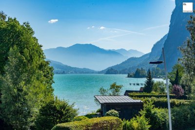 Sehr exklusives Haus mit Badegrund und Boje am Mondsee