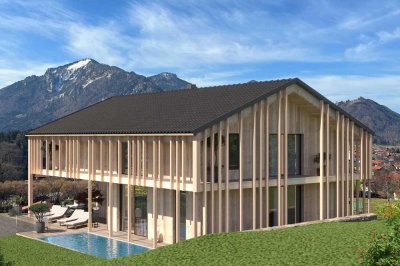 Neubauprojekt: MEISTERWERK im Herzen vom Chiemgau - unverbaubares Bergpanorama