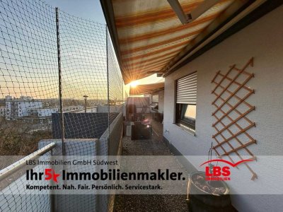 Strahlend schönes Penthouse mit faszinierendem Lichteinfall