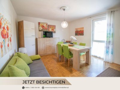 Charmante 2-Zimmer-Wohnung mit Tiefgarage &amp; großem Balkon in begehrter Ruhelage in Graz-Wetzelsdorf