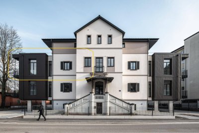 2-Zimmer-Wohnung in revitalisierter Altbau-Villa, direkt neben dem Kurpark! PROVISIONSFREI &amp; ERSTBEZUG!