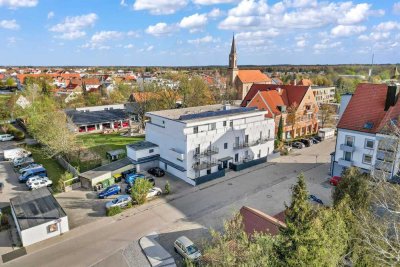 Möblierte 1-ZKB Wohnung mit Balkon im Zentrum von Königsbrunn