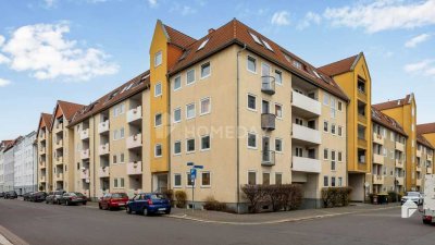 Gepflegte 3-Zimmer-Wohnung mit Loggia und unvermietetem Tiefgaragenstellplatz in Neue Neustadt 