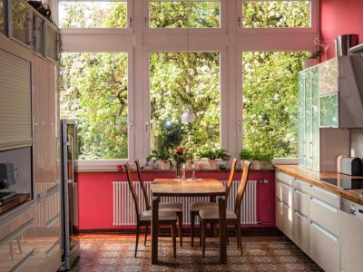 Provisionsfrei! Traumhafte große Eigentumswohnung über 2 Ebenen mit Gartenteil und Balkon in Topl...