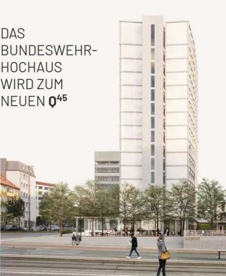 Modernes Wohnen im ehemaligen Bundeswehrhochhaus