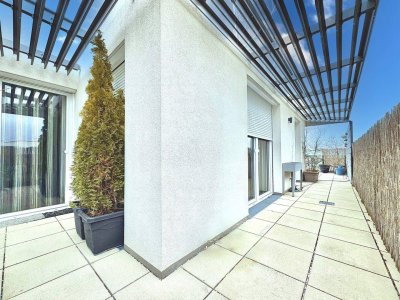Licht. Luft. Lebensqualität ~118 m² Terrasse mit Fernblick I Tiefgarage I Klimaanlage I Schnellbahn-Nähe