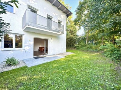 Grüne Oase mit toller Infrastruktur I großzügiger Garten + Balkon I geräumige Zimmer I 2 Bäder I Alarmanlage I