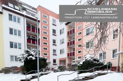 Kleine Erdgeschosswohnung mit EBK, Balkon und Stellplatz