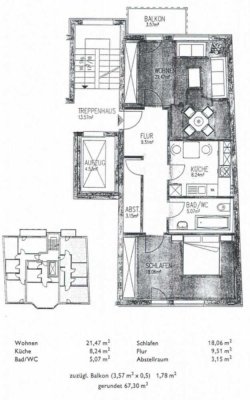 Helle 2-Zimmer Wohnung in Leipzig Zentrum-Süd