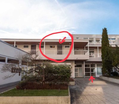 1-Zimmer Wohnung in Freising mit Balkon und Garage