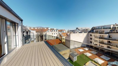 orea | Moderne 2-Zimmer-Wohnung mit Terrasse nahe Schönbrunn | Smart besichtigen · Online anmieten
