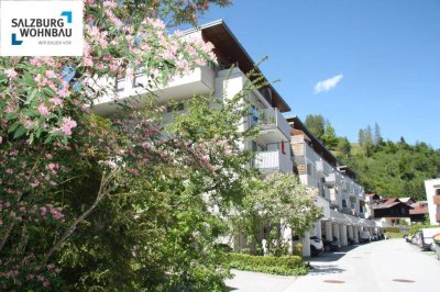 HEIMATGEFÜHL! Gemütliche, geförderte 2-Zimmerwohnung in Schwarzach mit Balkon und Parkplatz! Mit hoher Wohnbeihilfe