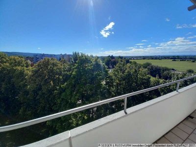 Ettlingen Stadt - Gepflegte 3 Zimmer ETW mit Panoramablick ins Grüne