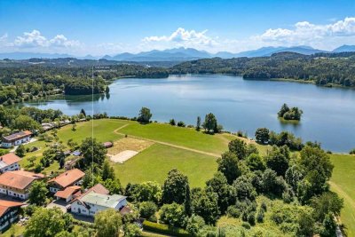 Bezauberndes, geräumiges Landhaus mit See- und Alpenblick am Seehamer See