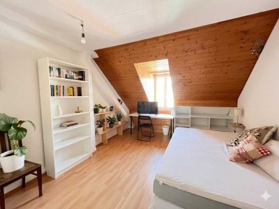 Vermietete 3-Zimmer Altbau-Idylle unter dem Dach 
in der Heidelberger Weststadt