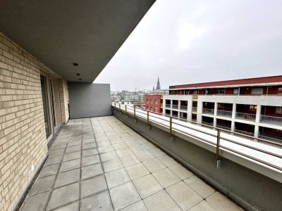 Moderne Penthousewohnung mit Münsterblick und große Terrasse und TG-Stellplatz zu vermieten!