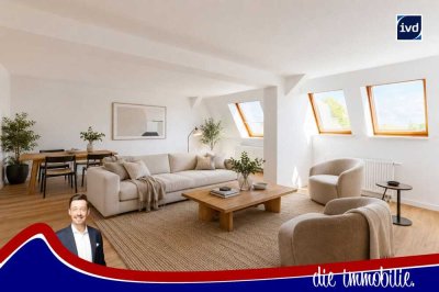 ***Frisch modernisierte, helle Dachgeschosswohnung für Singles und Paare***