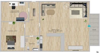 3-Raum-Eigentumswohnung mit Blick ins Grüne