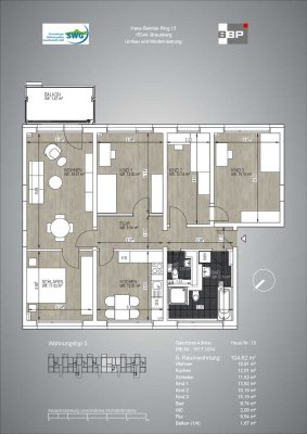 Individuelle, komplett modernisierte Familienwohnung
