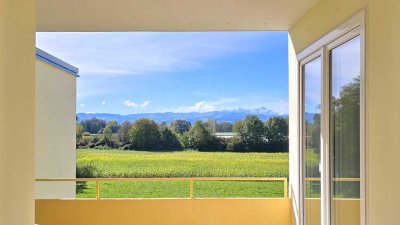 frisch renovierte Eigentumswohnung mit tollem Blick nach Süden auf den Säntis in der Schweiz