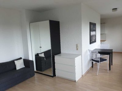 Stilvolle und möblierte 1-Zimmerwohnung mit Blick ins Grüne / Karlsruhe /Neureut