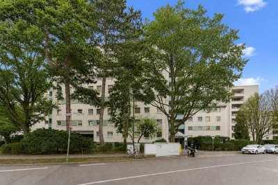 Helle Split-Level-Wohnung auf 4 Zimmern mit Westbalkon und Tiefgarage!