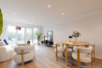 Stilvolle 3,5 Zimmer Gartenwohnung mit großer Terrasse und privatem Garten