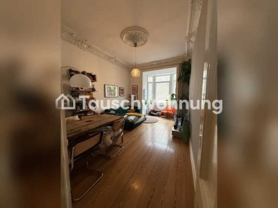 Tauschwohnung: 2 Zimmer, Zentral, Balkon, Stuck, Altbau