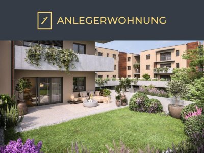 Anlegerwohnung: Krems, Altstadt, Neubau: 3 Zimmer, 73 m² Wfl., 2 Terrassen, Grünfläche