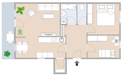 3-Zimmer-Wohnung mit großem Balkon im grünen Graz-Gösting