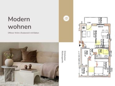 A+ Neubau 2024 | 4,7 % Rendite | vermietet | Aufzug | Balkon | Stellplatz | Dortmund-Dorstfeld