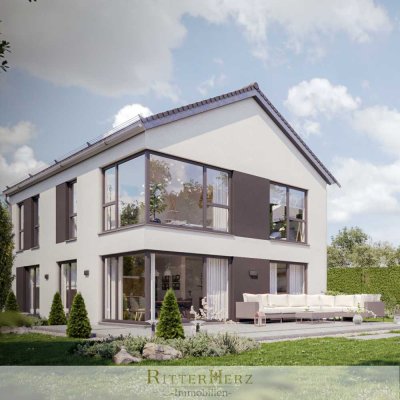 FAMILIENTRAUM ZUM UNSCHLAGBAREN PREIS! 
Massivbau, hochwertig mit über 605 qm Südwest-Grundstück!