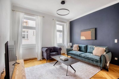 Frisch sanierte 3 Zi Altbau Wohnung im 2. Bezirk, U1 Taborstraße, Augarten (VIE367)