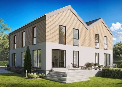 Modernes Massivhaus in Premium-Qualität - Doppelhaushälfte...!