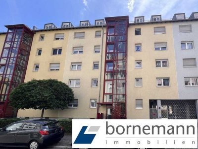 Nibelungenviertel, grün + stadtnah! Freie 3-Zi.-ETW mit Balkon und EBK!