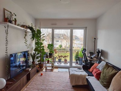 Stilvolle vollmöbliert 2-Zimmer-Wohnung mit großem Balkon und Küche in Bonn-Bad Godesberg