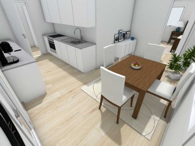 3-Zimmer-Wohnung kernsaniert – nur Feinschliff nötig!