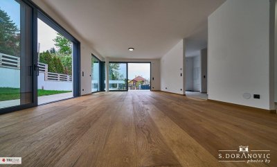 NEU! ++ Gießhübl/Maria Enzersdorf ++ Exklusives Haus mit Pool, Garten, Dachterrasse &amp; 2 Carport-Stellplätzen ++ Vollunterkellert ++ inkl. Küche ++
