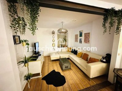 Tauschwohnung: Maisonette Wohnung mit Garten/Terrasse in der Schanze