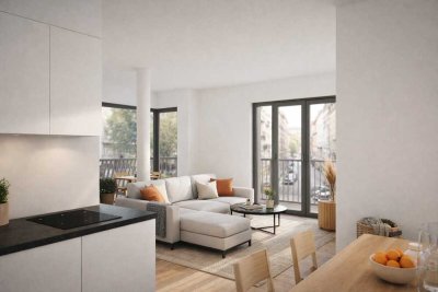 SCHÖNEBERG / KREUZBERG: ERSTBEZUG im LUXUS Neubau: 3-Zi-DACHGESCHOSS, 71 m² + 2 Bäder + 2 TERRASSEN