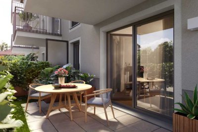 Traumhafte 1-Zimmer-Wohnung mit Terrasse