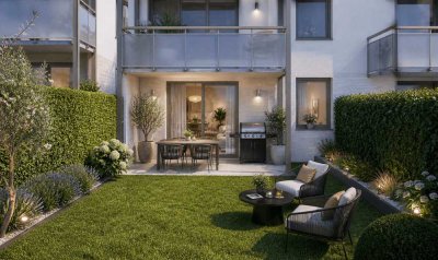 Barrierefrei: 3-Zimmer-Gartenwohnung im Marius Quartier