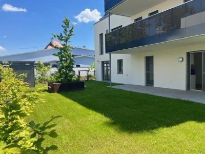 Exklusive 2-Zimmer-Neubauwohnung mit Eigengarten