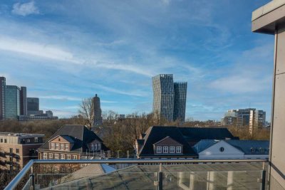 Beeindruckende Penthousewohnung mit Weitblick über Stadt und Hafen
