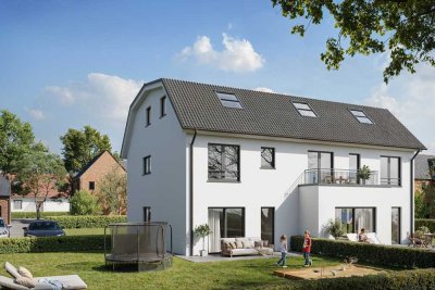 Moderne Neubau-Doppelhaushälfte mit Süd-West Garten